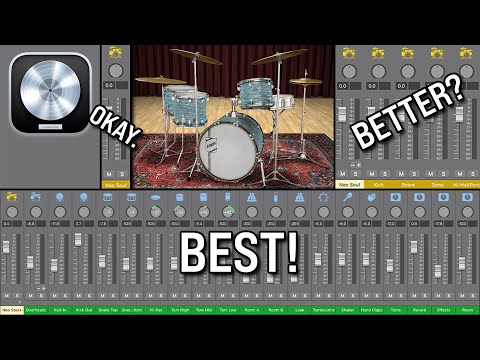 Logic Pro 11 - Multi-Output vs. Multi-Channel Kits (Drum Kit Designer & Drummer)