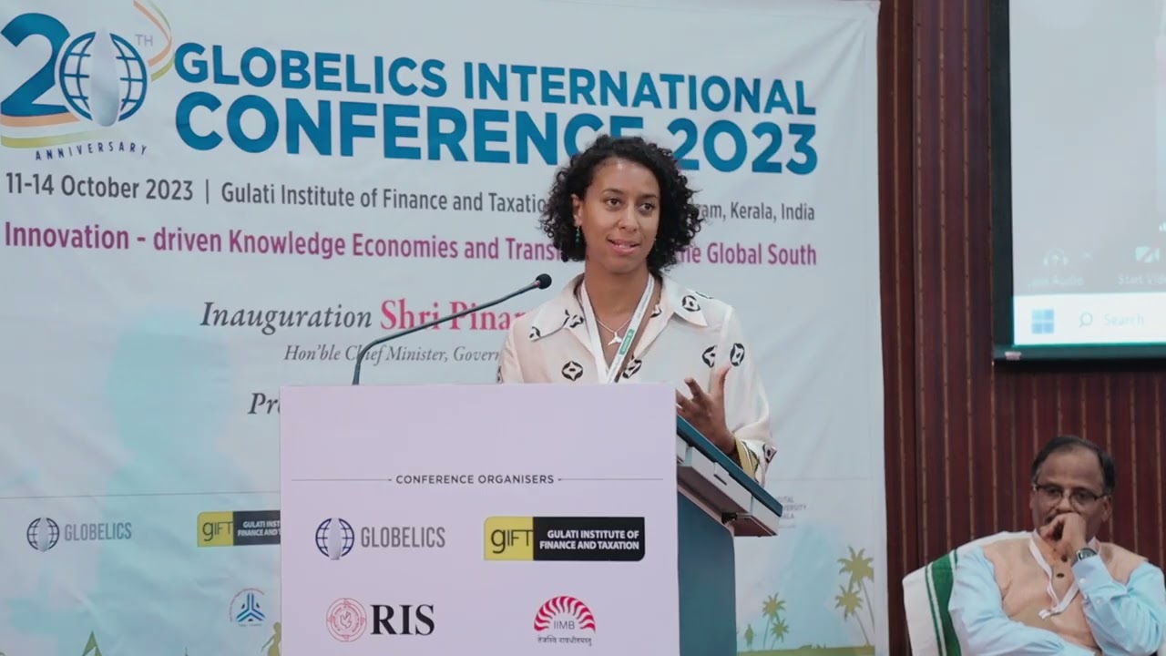 Prof. Erika Kraemer - Mbula at the 20th Anniversary Globelics International Conference 2023