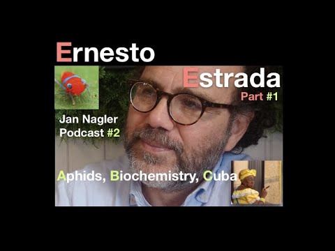 Aphids,  Biochemistry, Cuba. Podcast with Ernesto Estrada (Part 1)