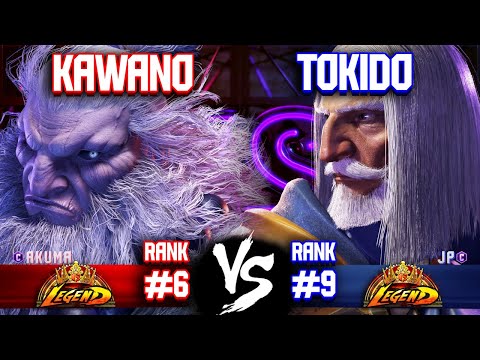 SF6 ▰ KAWANO (#6 Rank Akuma) vs TOKIDO (#9 Rank JP) ▰ High Level Gameplay