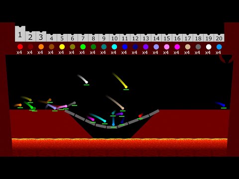 The Lava 2 - Marble Race in Algodoo