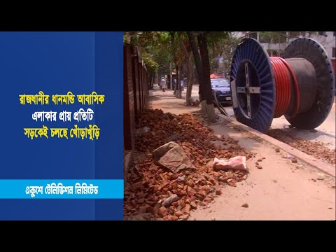 রাজধানীর ধানমন্ডি আবাসিক এলাকার প্রায় প্রতিটি সড়কেই চলছে খোঁড়াখুঁড়ি | ETV News