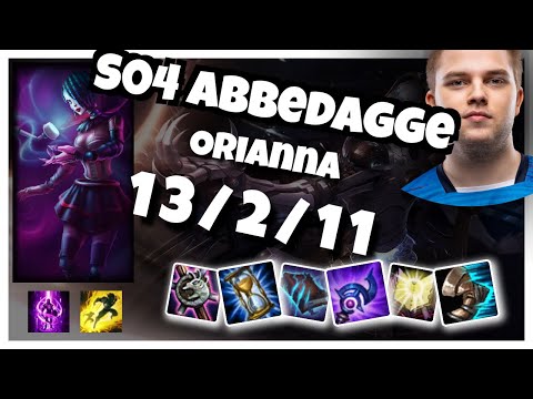S04 Abbedagge Orianna MID (13/2/11) vs ZED Gameplay Replay - Patch 10.19