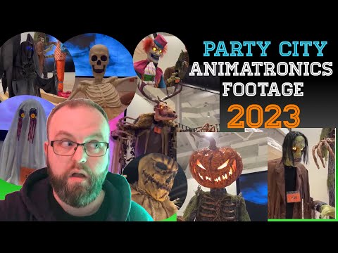 Party City Animatronics Footage 2023 | Full Lineup Review