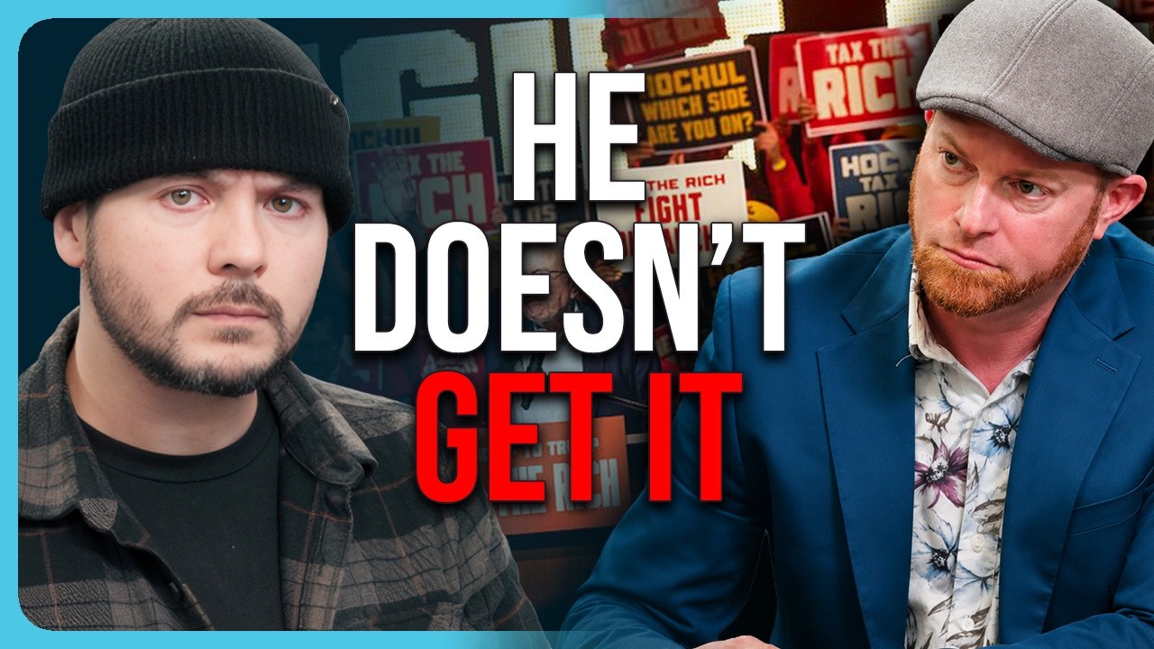 Anti Trumper Says TAX THE RICH, Debates Tim Pool