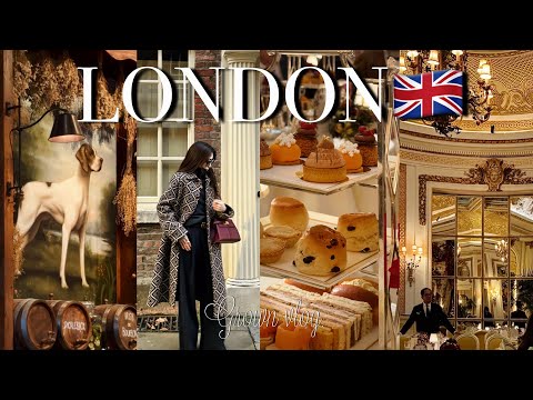 London Trip🇬🇧 Afternoon Tea at the Ritz,Fortnum & Mason, Best Christmas shop & Restaurant| 2024