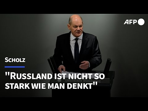 Scholz: "Russland ist nicht so stark wie man denkt" | AFP