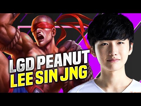 PEANUT CRAZY LEE SIN! - LGD Peanut Plays Lee Sin Jungle vs Graves! | Worlds 2020 Bootcamp