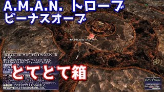FF11 A.M.A.N. トローブ/ビーナスオーブ2回目「とてとて箱、素材と装備」【A.M.A.N. Trove】finalfantasy11