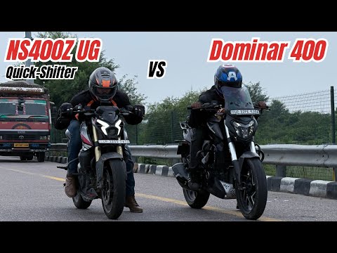 2025 NS400Z UG with Quick Shifter vs Dominar 400 Performance Test