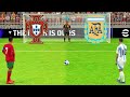 Efootball24 | Ronaldo vs Messi Match | Portugal vs Argentina Match | Penalty Shootout Gameplay |