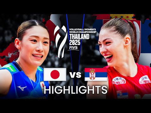 JAPAN 🇯🇵 vs SERBIA 🇷🇸 | Highlights | Women's Volleyball World Championship 2025