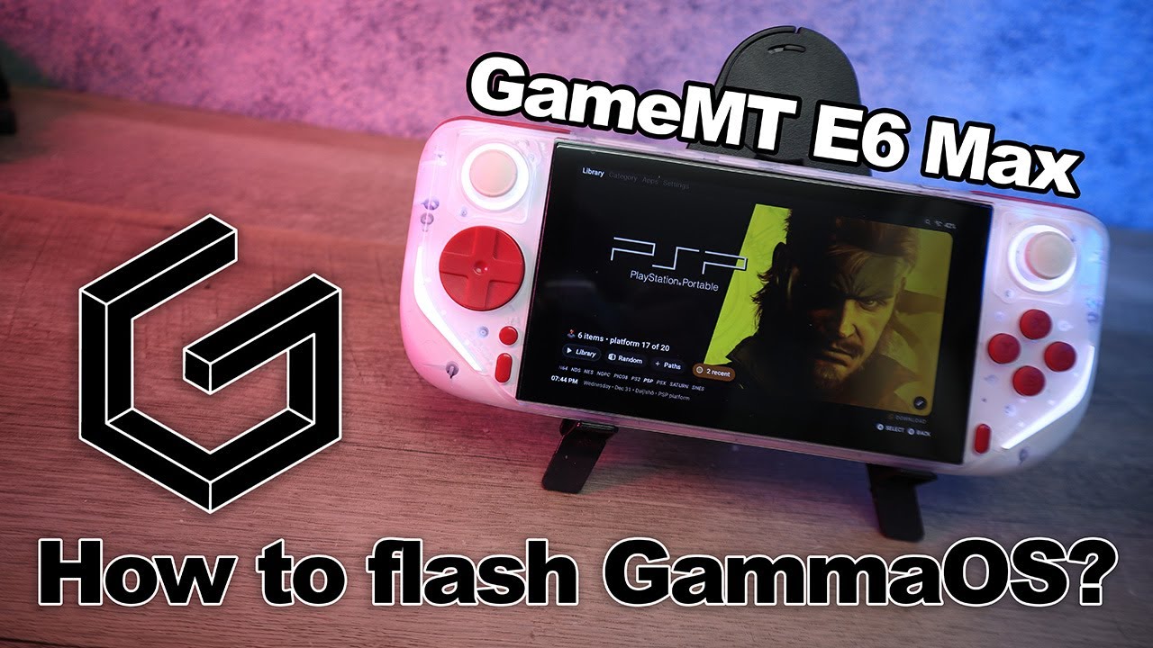 Installing Gamma OS Lite onto GameMT E6 Max Console