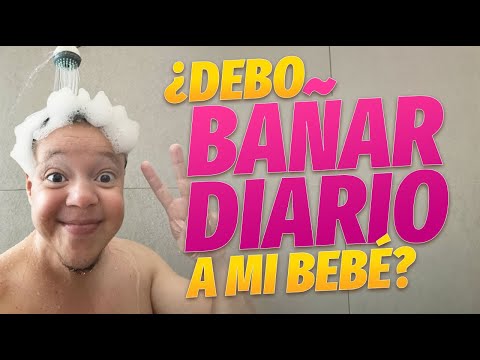 ¿Debo bañar diario a mi bebe?