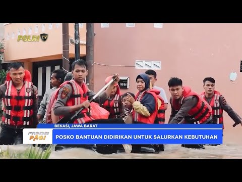 EVAKUASI KORBAN BANJIR JAKA KENCANA
