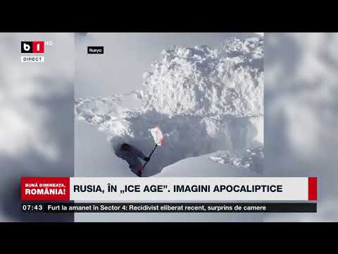 PENINSULA KAMCEATKA, DEVASTATĂ DE VISCOL. VREME EXTREMĂ ÎN RUSIA_Știri B1TV_18 ian. 2026