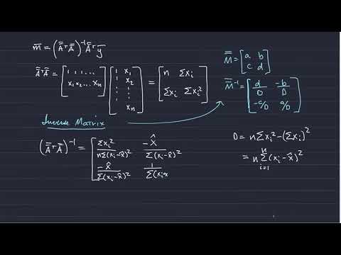 ERTH413/613:  Derivation of confidence intervals for general least-squares