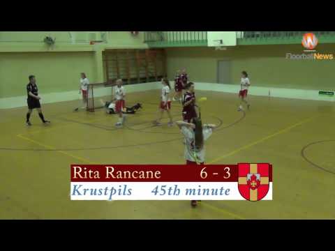Latvian Women's 1st division 1/2 final: Rigas Lauvas - Krustpils 7:6 OT (23.03.2014)