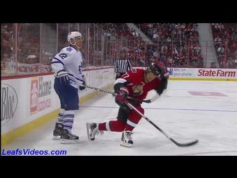 TOR 0 @ OTT 0 - Beauchemin Hits Kovalev - 100929