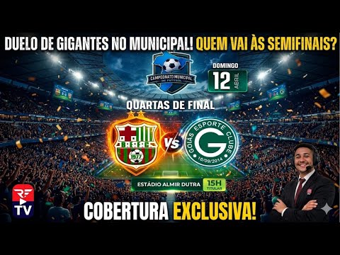 BOA VISTA X GOIAS - QUARTAS DE FINAL - CAMPEONATO MARACANAUENSE DE FUTEBOL