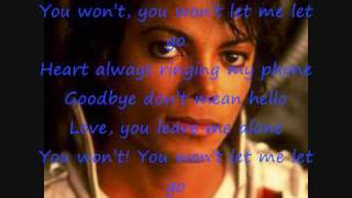 Michael Jackson - let me go+ lyrics