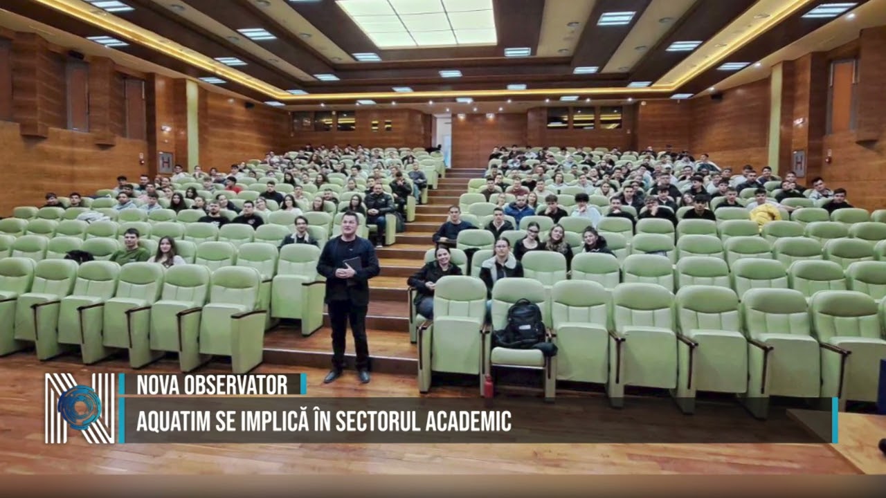 Aquatim se implică în sectorul academic
