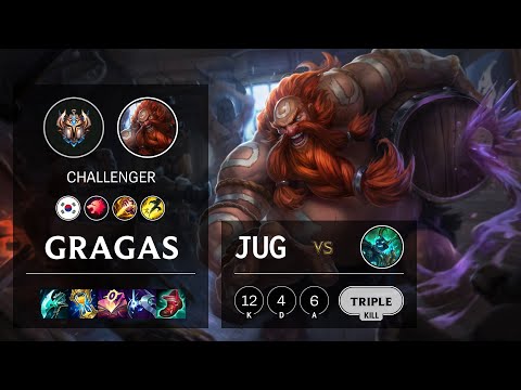Gragas Jungle vs Hecarim - KR Challenger Patch 11.6