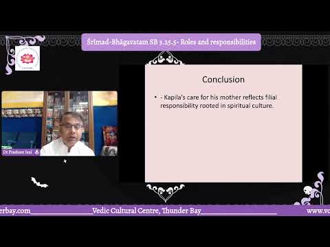 Śrīmad-Bhāgavatam SB 3.25.5-   Roles and responsibilities