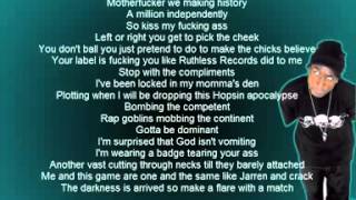 Hopsin - Hip Hop Sinister [OFFICIAL LYRICS]