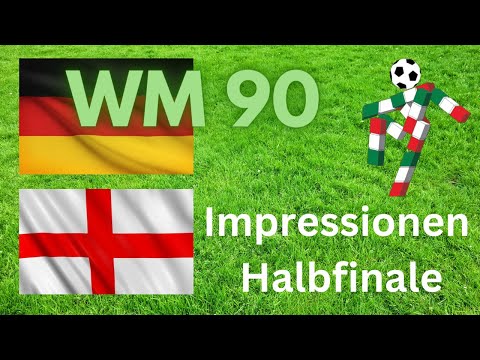 WM 1990 Impressionen: Halbfinale
