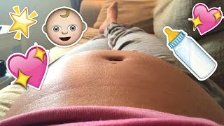 Baby kicks and moves in belly - 29 weeks pregnant