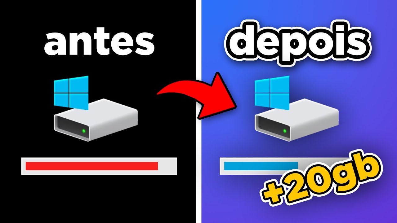 (RESOLVIDO!) ⚠️ COMO LIBERAR MUITO ESPAÇO NO SEU COMPUTADOR! Libere muito espaço em Disco no seu pc!