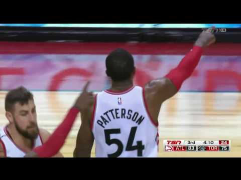 Raptors Highlights: Patterson's Baseline Slam - December 16, 2016