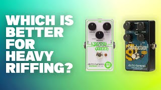 Video thumbnail for Electro Harmonix Lizard Queen vs Satisfaction Plus - which is better for heavy riffing? by We As A Company