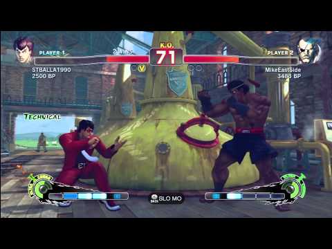 SSF4 Endless Battle  STBALLA1990(Fei Long) vs MikeEastSide(Sagat)