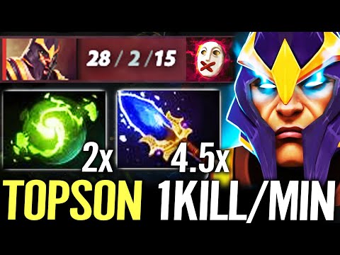🔥 TOPSON Silencer 28Kills MID — Aghanim + Refresher 4.5x INT Last Word WTF NUKER Dota 2 Pro