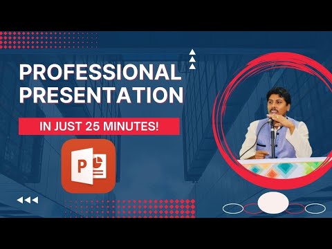 How To Create A Professional Presentation In Microsoft PowerPoint In Just 25 Minutes!