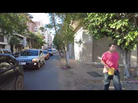 Calles General Diaz y Felix de Azara la Catedral en Asuncion Paraguay