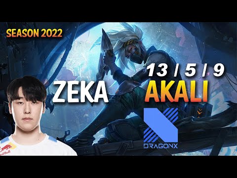 DRX Zeka AKALI vs SYLAS Mid - KR Ranked
