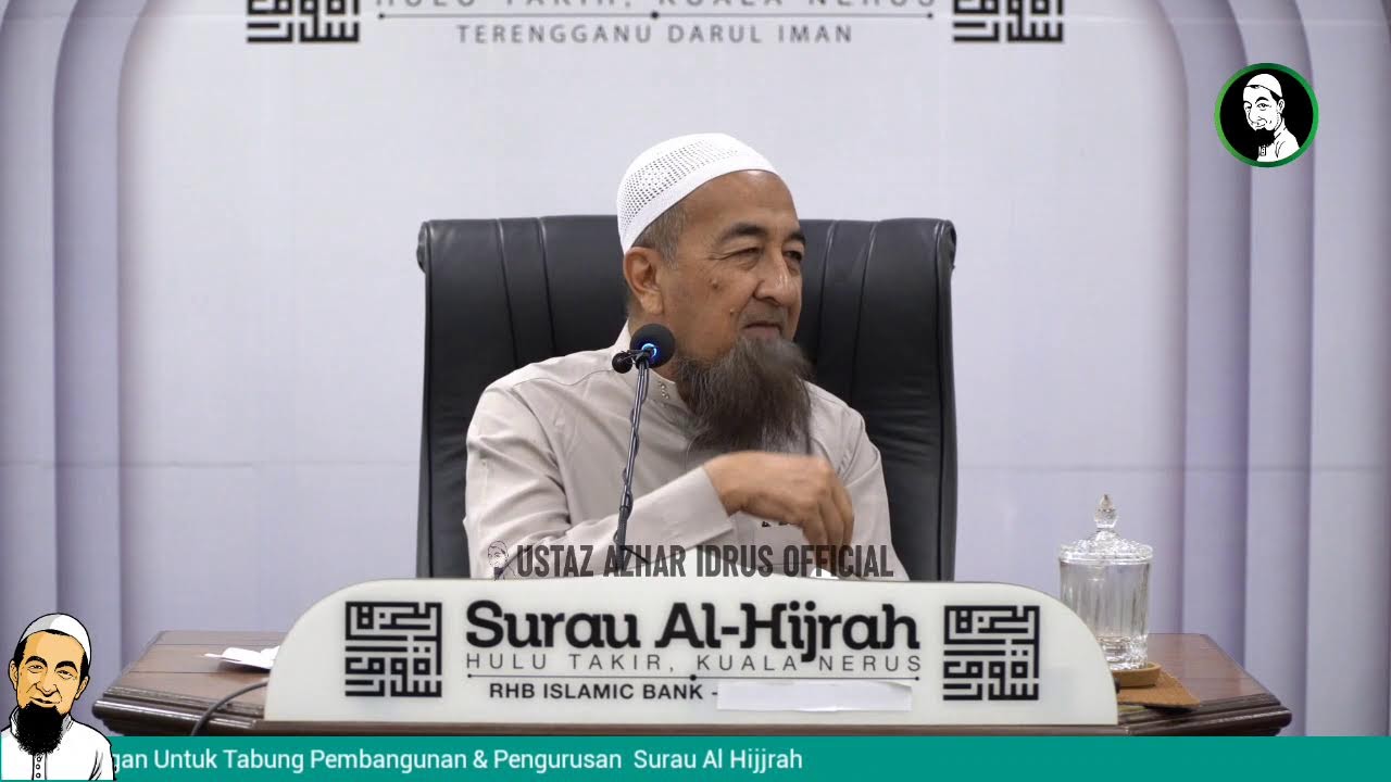 🔴 LiveUAI 02/01/2026 Kuliah Maghrib Ustaz Azhar Idrus | Surau Al-Hijrah Hulu Takir, Kuala Nerus