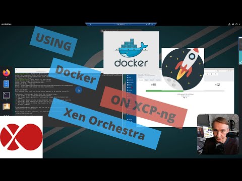 Using docker containers on XCP-ng with Xen Orchestra CE step by step