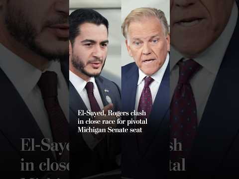 El-Sayed, Rogers clash in close race for pivotal Michigan Senate seat