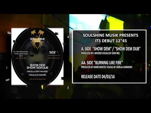 AMELIA HARMONY & MARK MOSTEC  "BURNING LIKE FIRE"  I-NIVERSE & ZION IRIE " SHOW DEM"