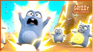 Download lagu Sandbox Games | Grizzy & the Lemmings | 30' Compilation | 🐻🐹 Cartoon for Kids mp3