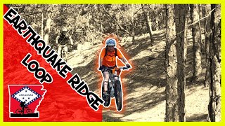 Earthquake Ridge Loop is where all the climbing comes. Can be a little technical in places on this 1 mile climb.