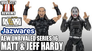 TOY REVIEW: AEW Matt & Jeff Hardy Action Figures - Jazwares Unrivaled 16