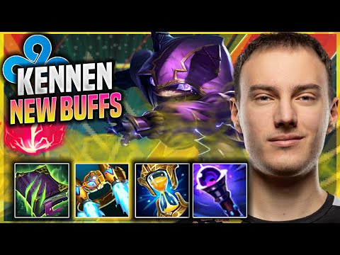 PERKZ IS INSANE WITH KENNEN NEW BUFFS! - C9 Perkz Plays Kennen MID vs Syndra! |