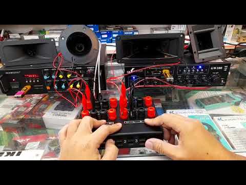 SoundTeoh SP-24B 2 Input 4 Output Speaker Selector