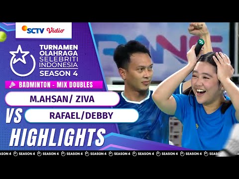 Ziva/M.Ahsan VS Rafael/Debby - Highlights Badminton Mix Doubles | TOSI Season 4