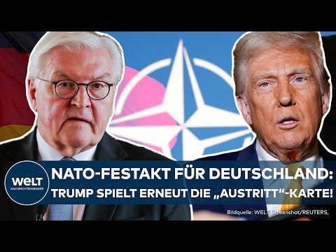 NATO: Festakt für Deutschland in Brüssel! Trump stichelt: deutsche Nato-Rolle bald größer?